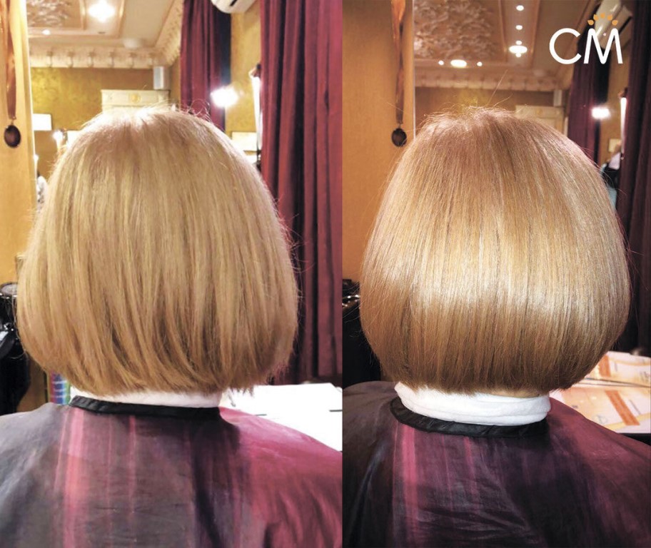 Кератиновое восстановление волос Миланский шик в Минске цена фото